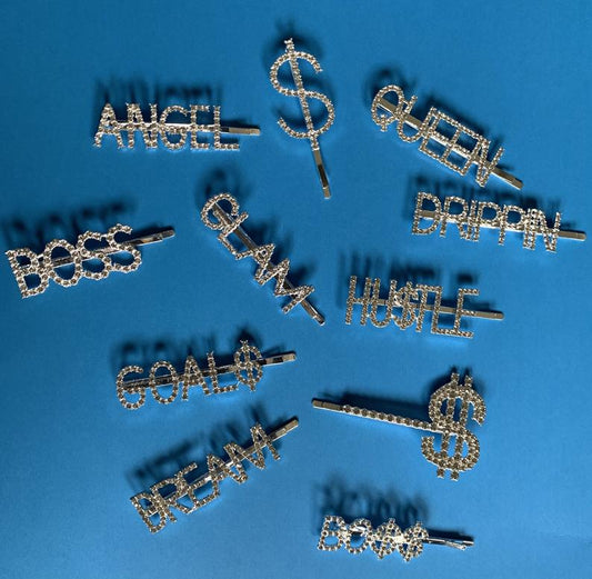 Rhinestone clips