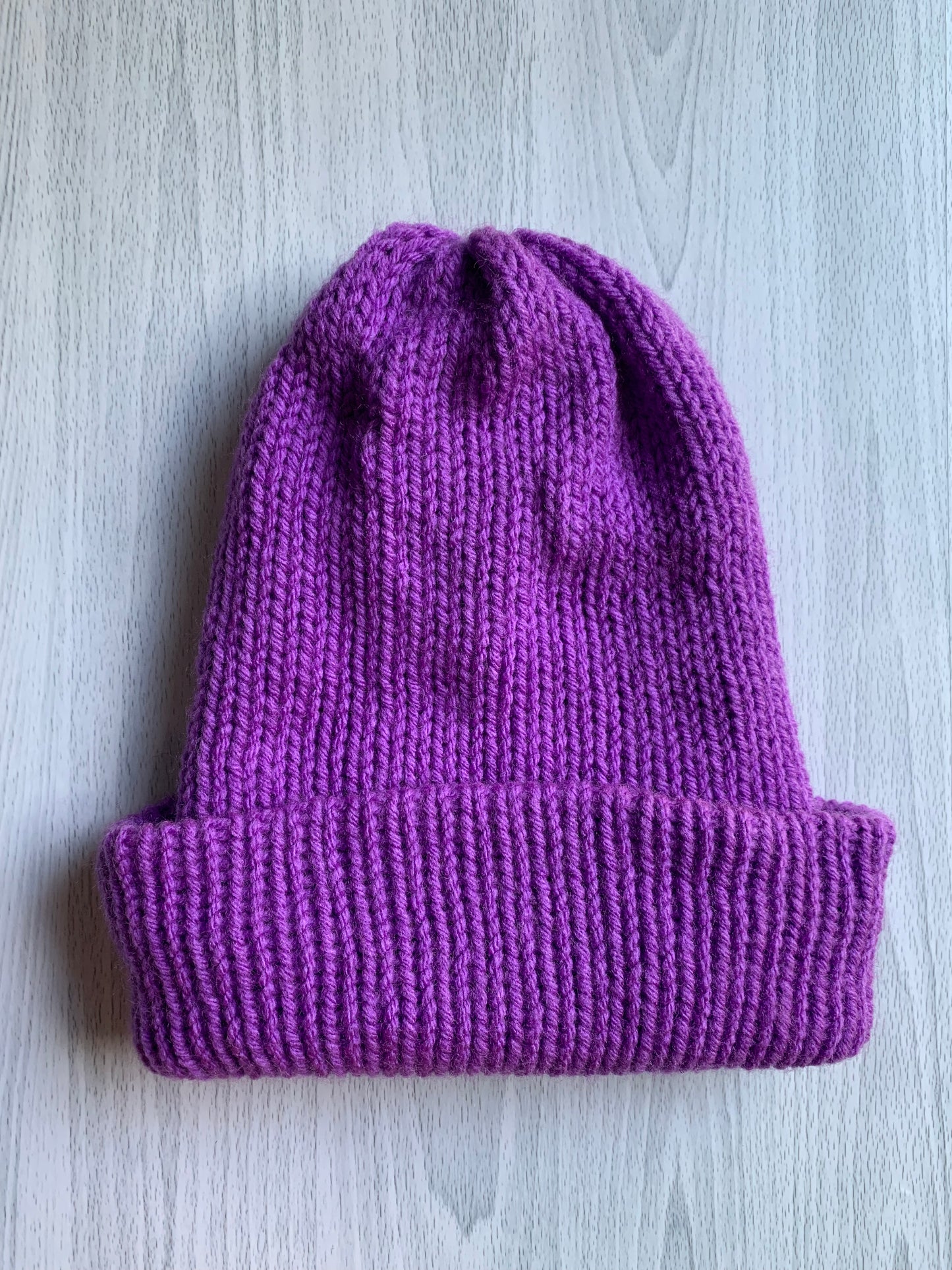 Reversible Knitted Beanie