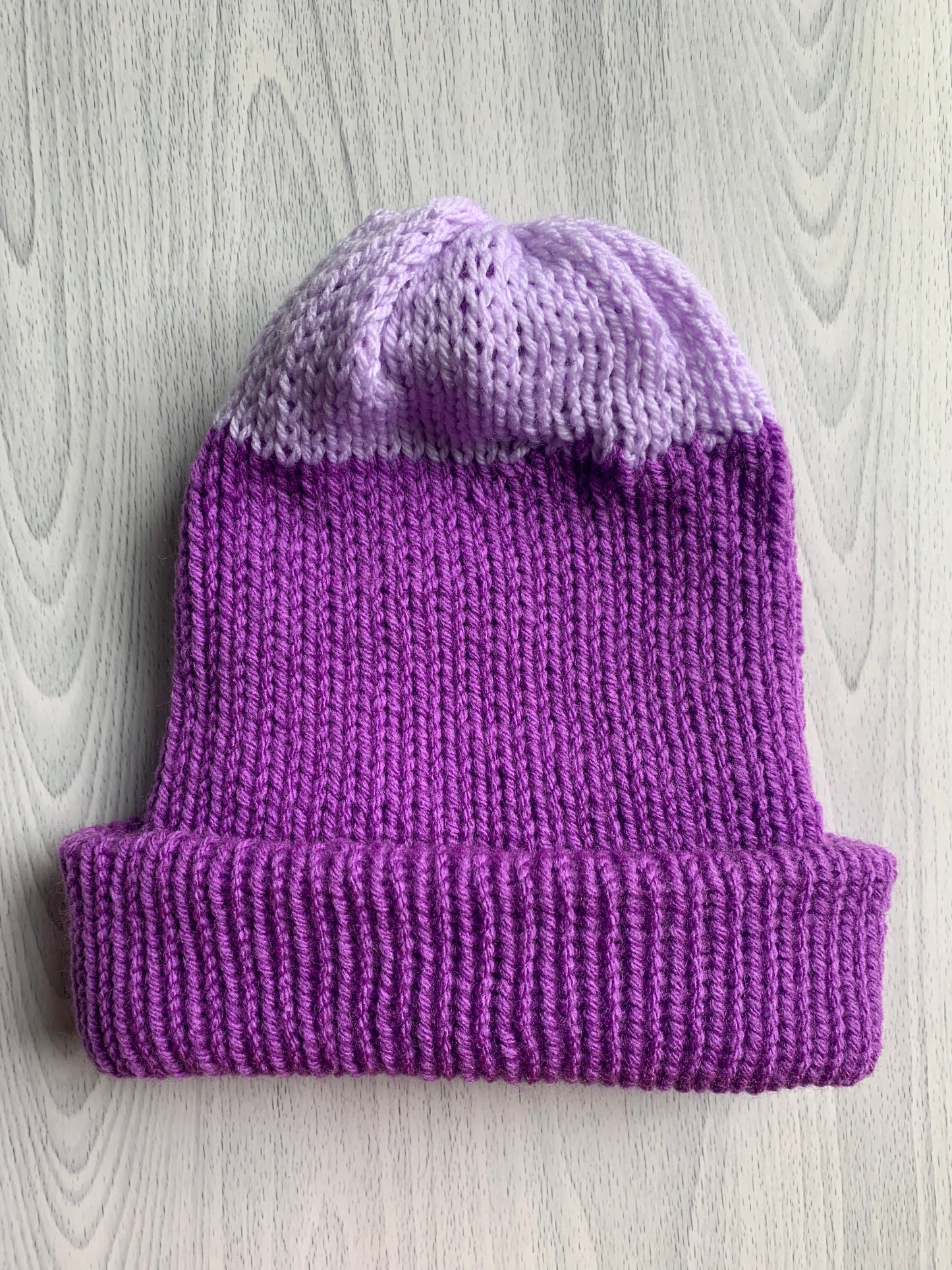 Reversible Knitted Beanie